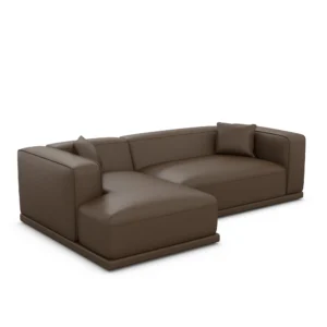 Echtleder L-Form Sofa Diora