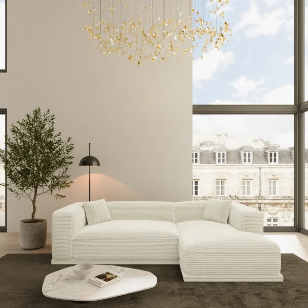 Cord L-Form Sofa Diora