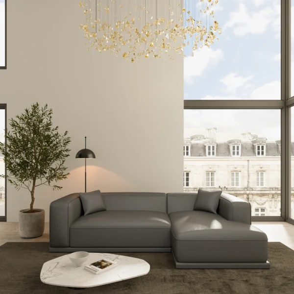 Kunstleder L-Form Sofa Diora