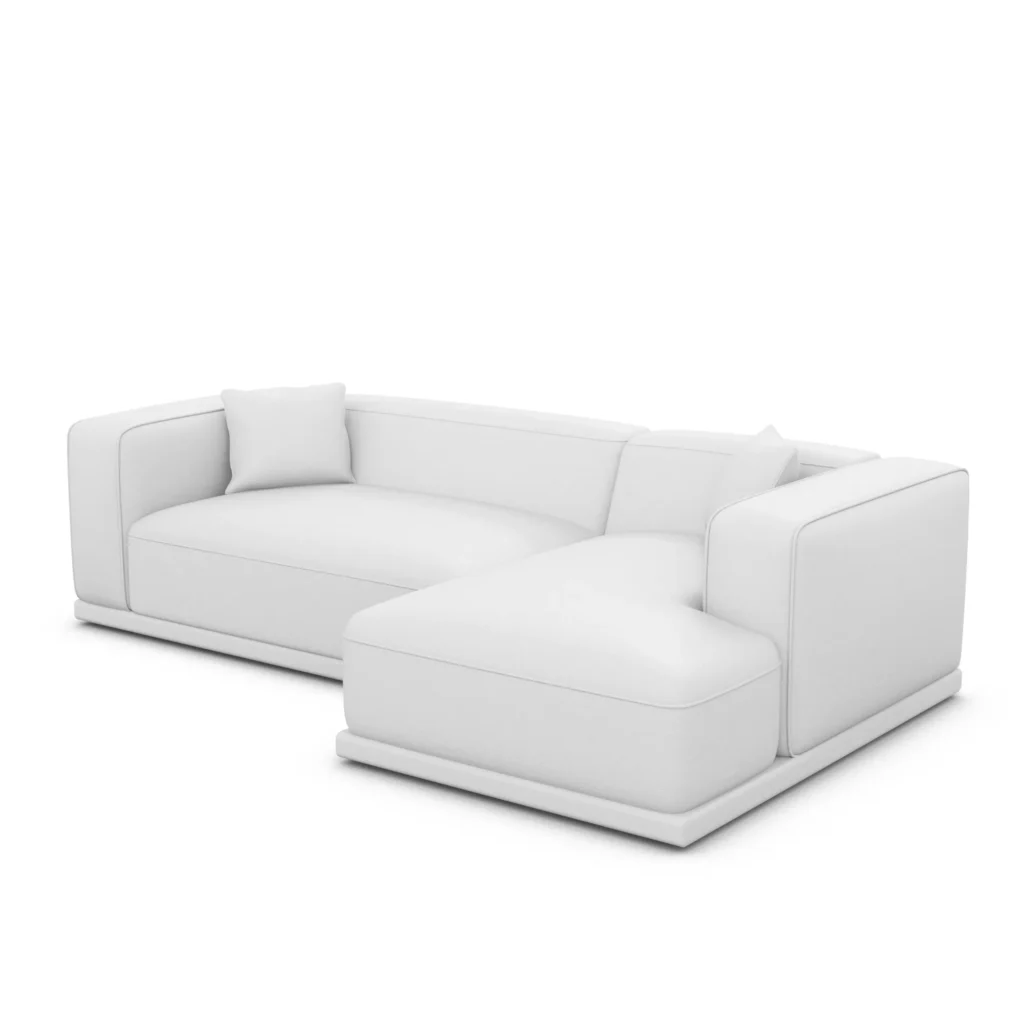 Kunstleder L-Form Sofa Diora