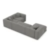 Strukturstoff U-Form XL Wohnlandschaft Diora