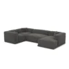 Cord U-Form XL Wohnlandschaft Diora