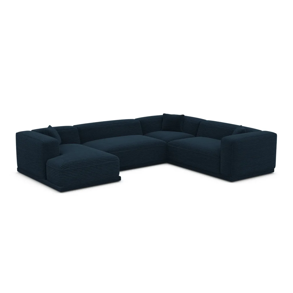 Cord U-Form XXL Wohnlandschaft Diora