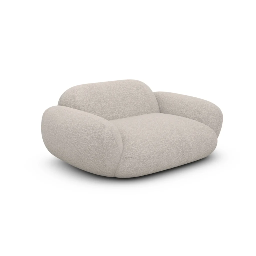 Bouclé Sessel Elara