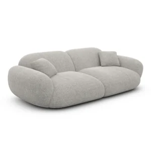 Strukturstoff 2-Sitzer Couch Elara