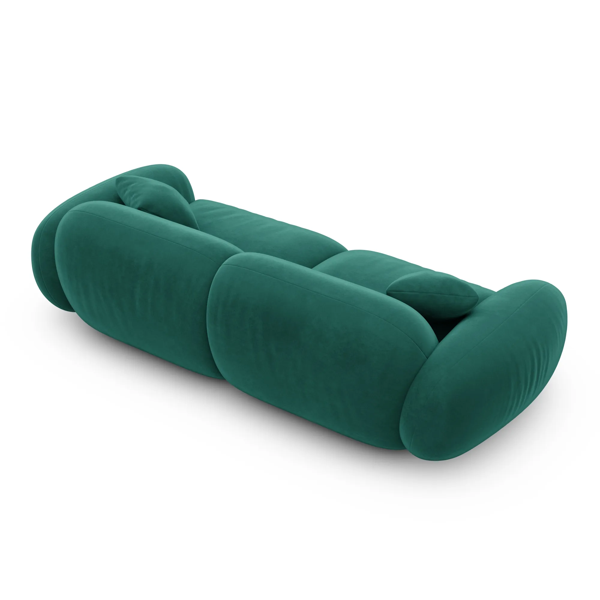 Samtstoff 2-Sitzer Couch Elara – Bild 45