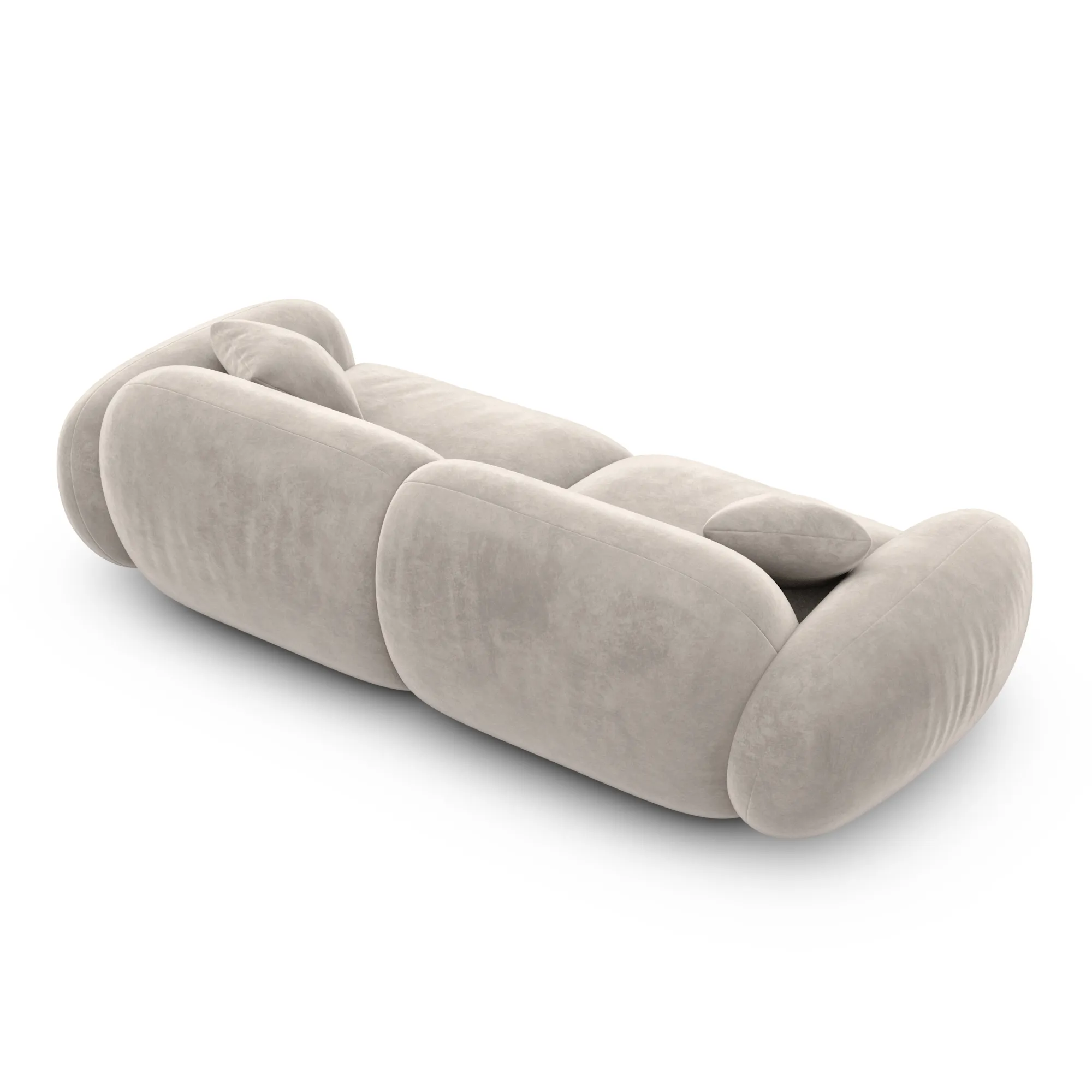 Samtstoff 2-Sitzer Couch Elara – Bild 24