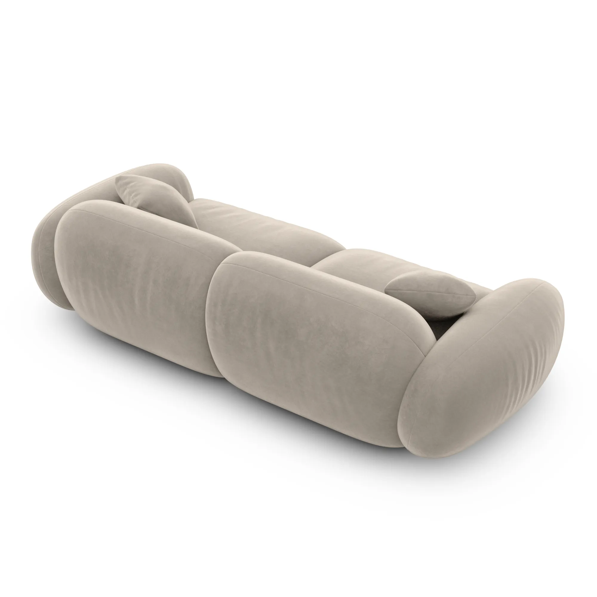 Samtstoff 2-Sitzer Couch Elara – Bild 27