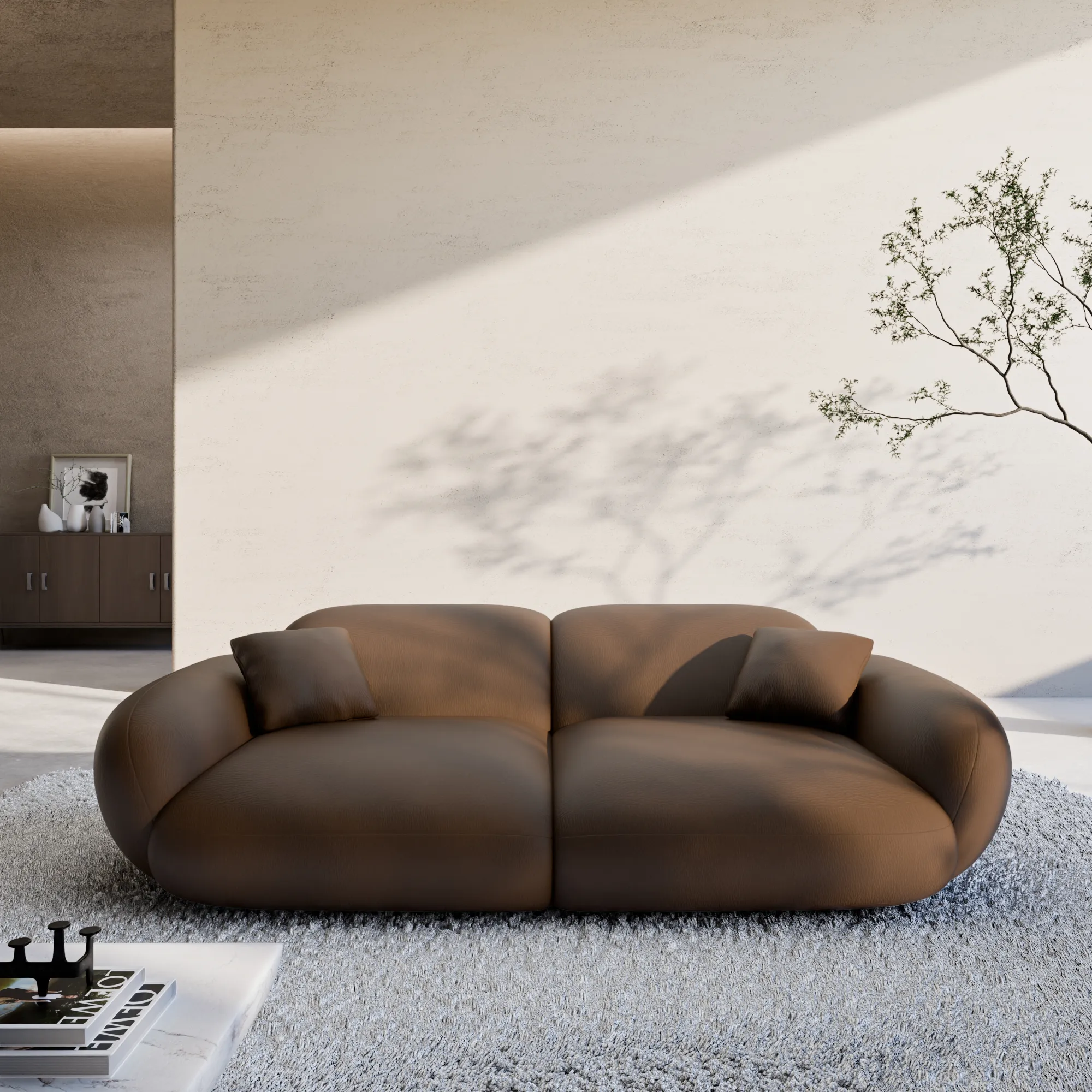 Kunstleder 2-Sitzer Couch Elara – Bild 7