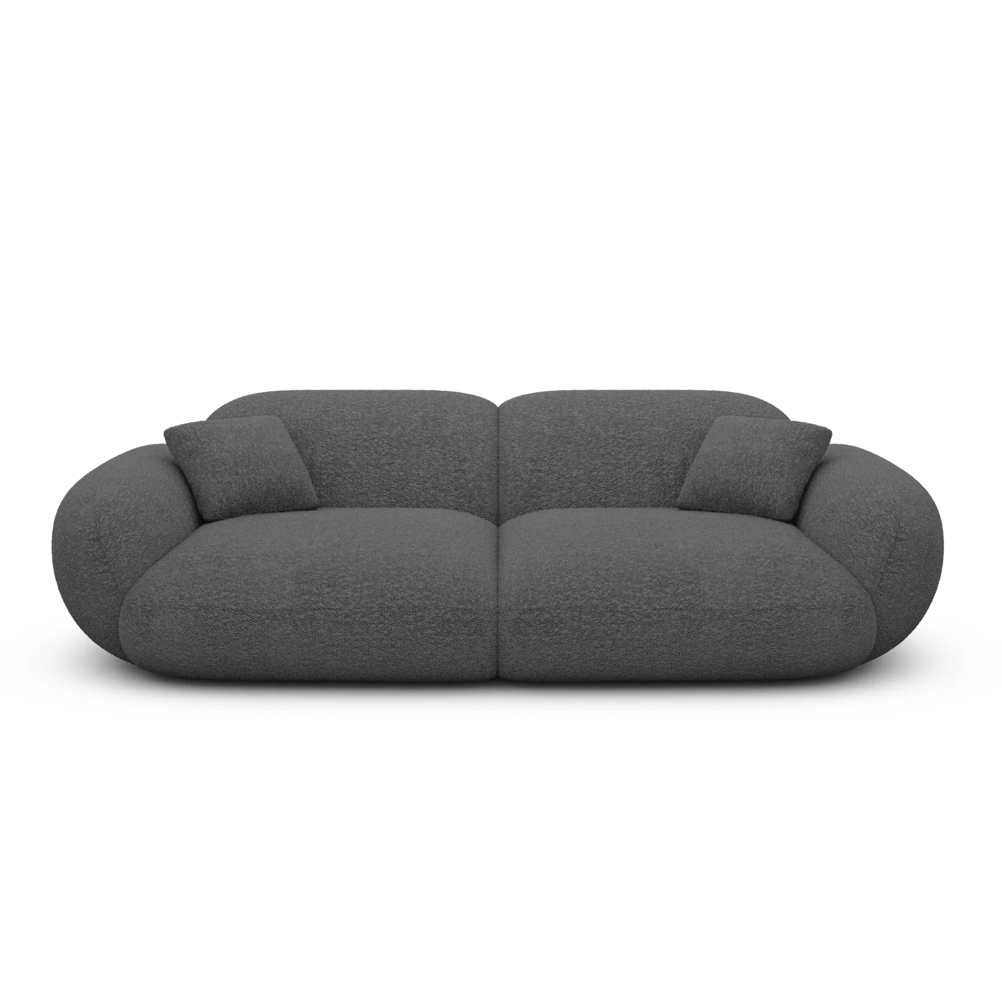 Bouclé 3-Sitzer Couch Elara – Bild 5