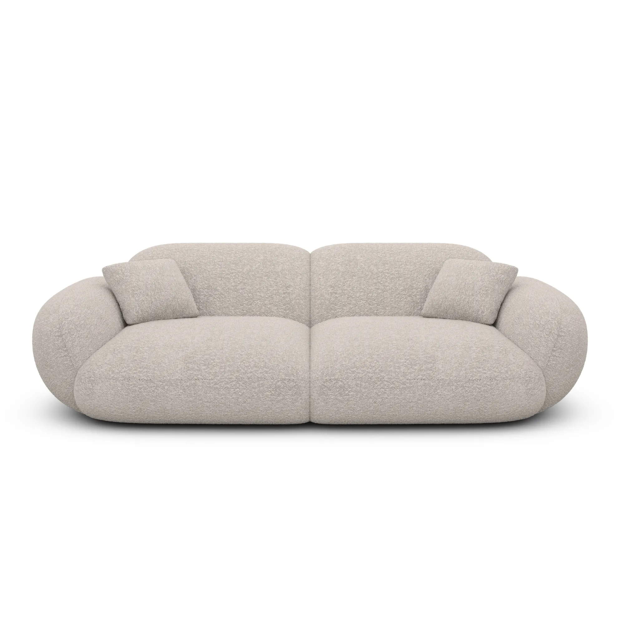 Bouclé 3-Sitzer Couch Elara – Bild 8