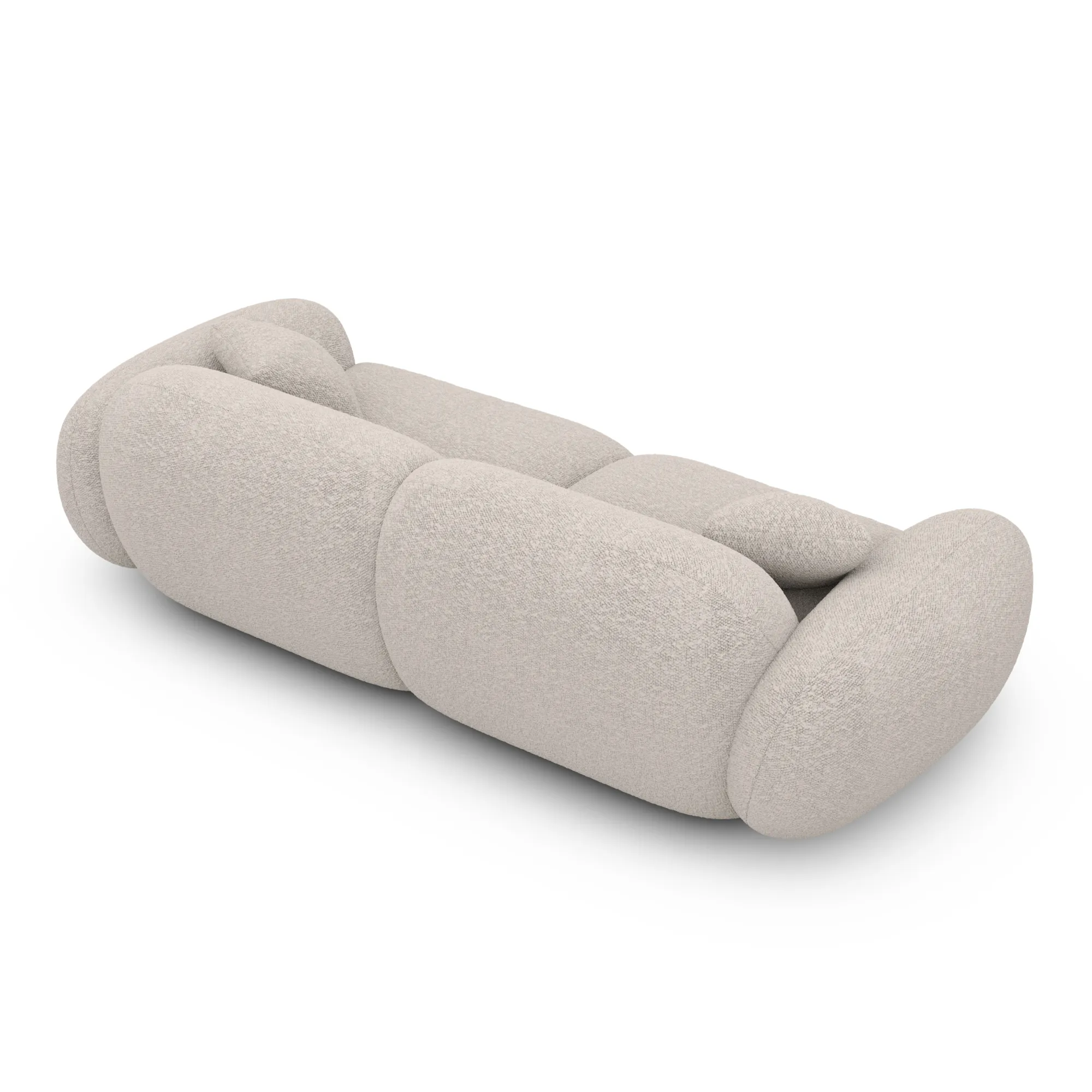 Bouclé 3-Sitzer Couch Elara – Bild 9