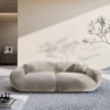 Samtstoff 3-Sitzer Couch Elara – Bild 6