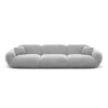 Samtstoff 4-Sitzer Couch Elara – Bild 17