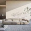 Samtstoff 4-Sitzer Couch Elara – Bild 5