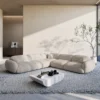 Bouclé Ecksofa Elara