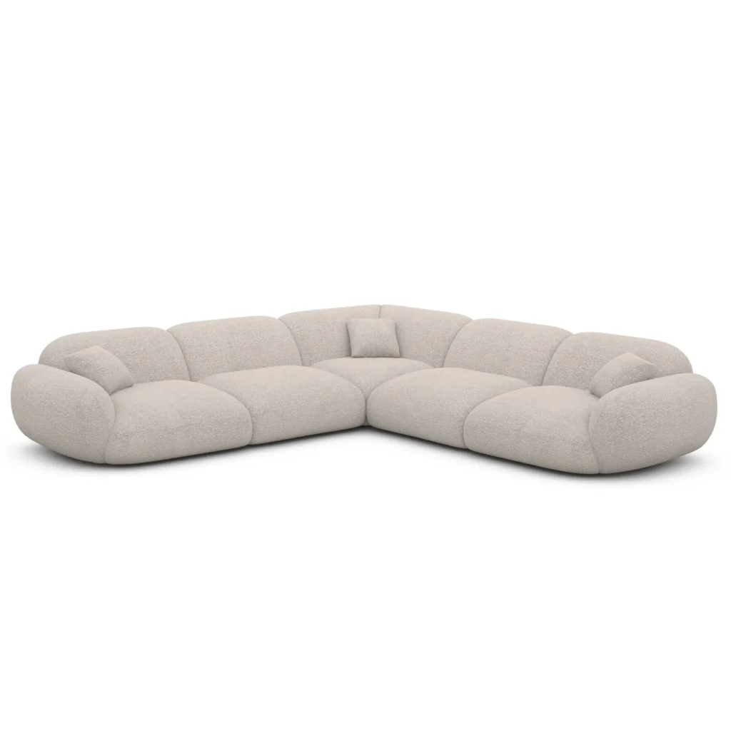 Bouclé Ecksofa Elara