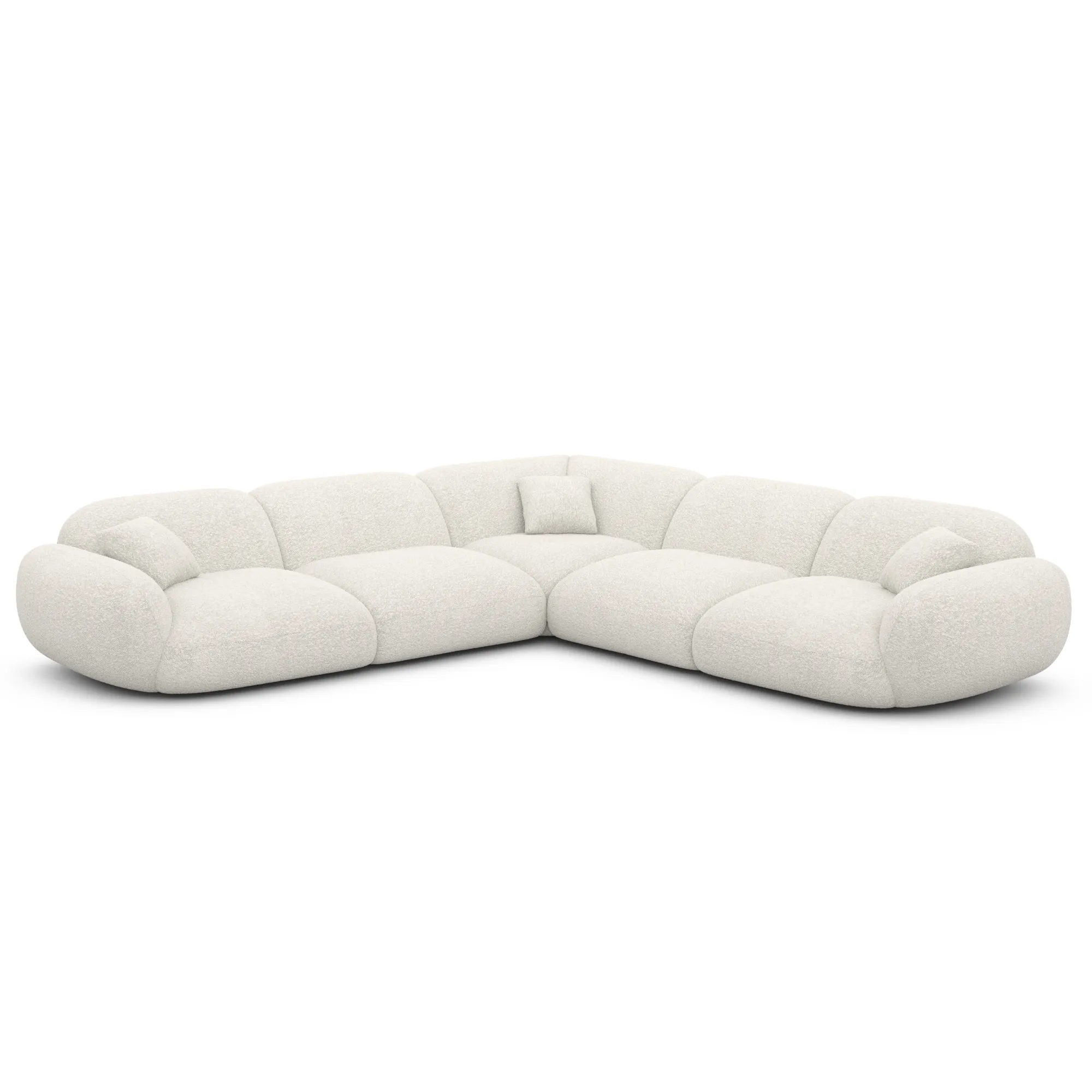 Bouclé Ecksofa Elara – Bild 10