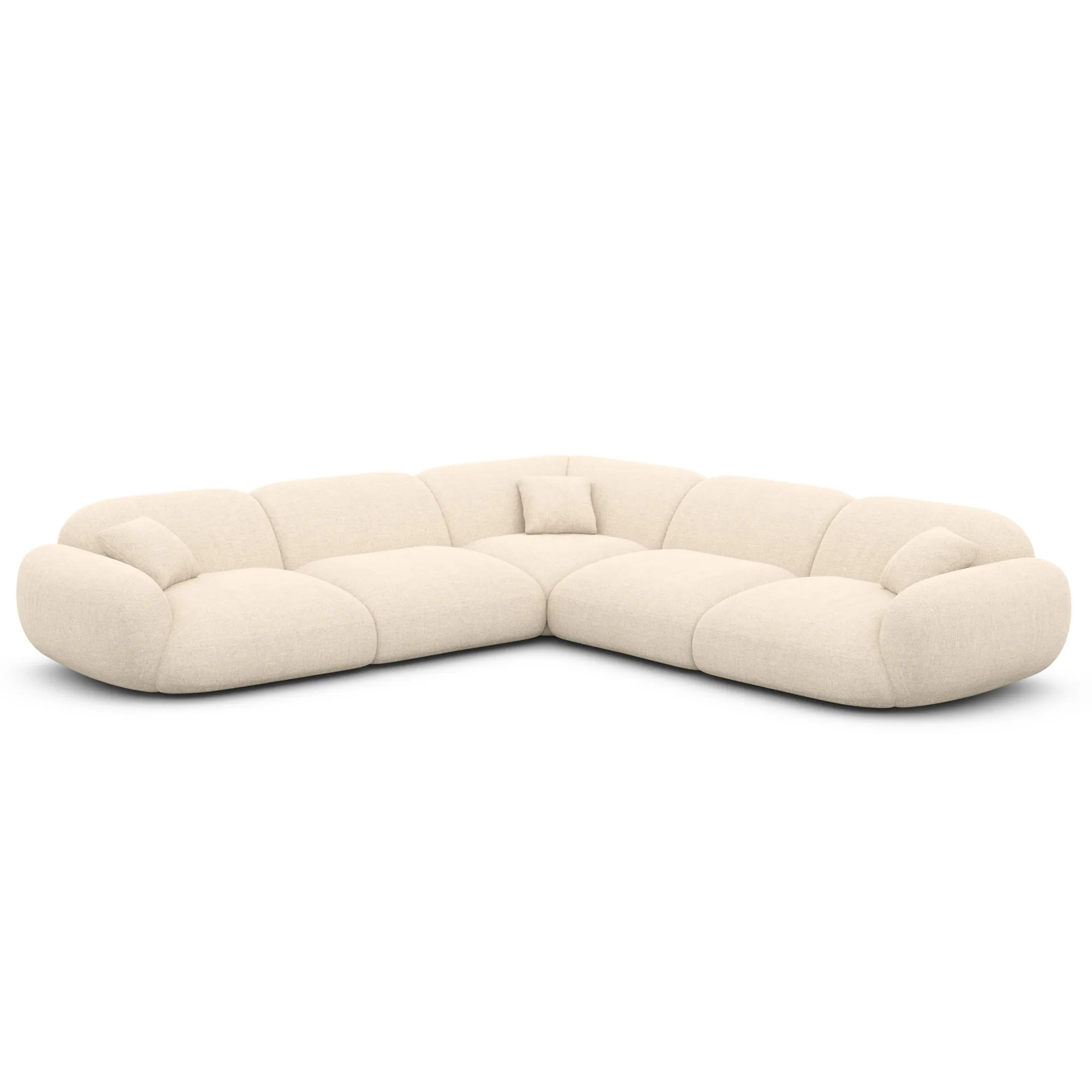 Strukturstoff Ecksofa Elara – Bild 35