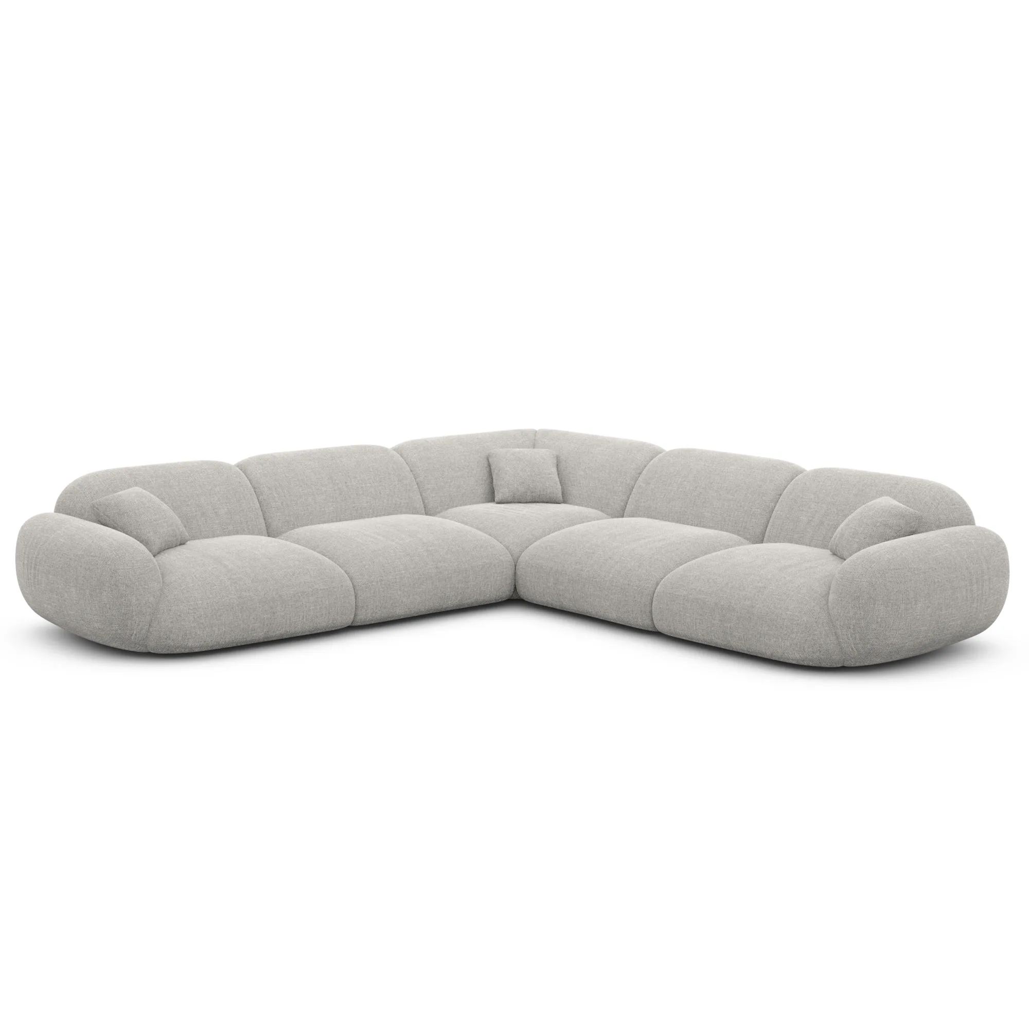 Strukturstoff Ecksofa Elara – Bild 17