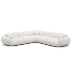 Strukturstoff Ecksofa Elara