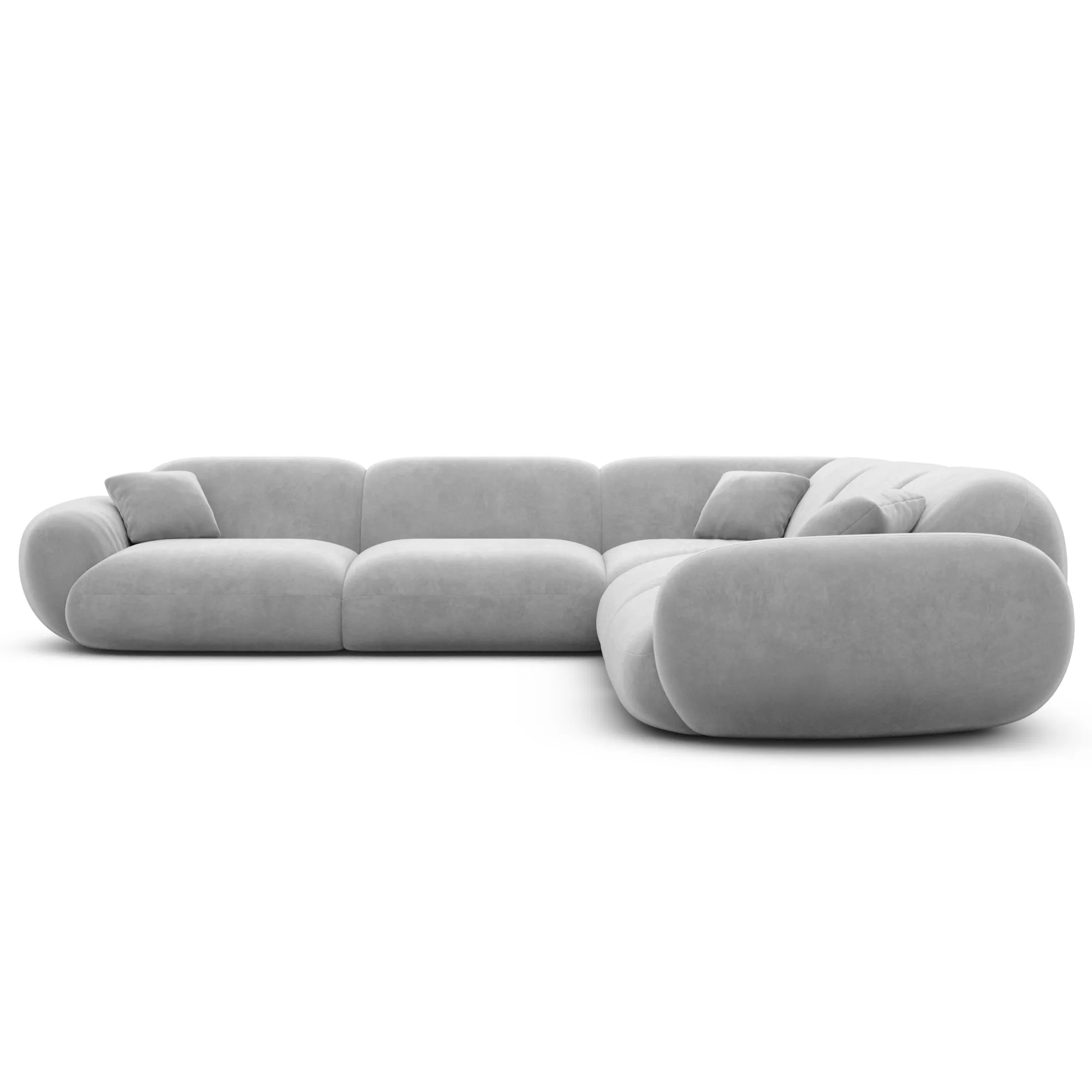 Samtstoff Ecksofa Elara – Bild 29