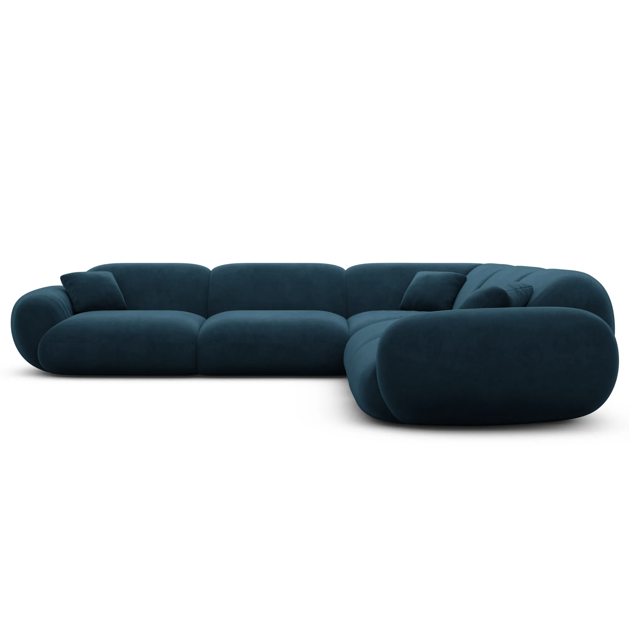 Samtstoff Ecksofa Elara – Bild 32