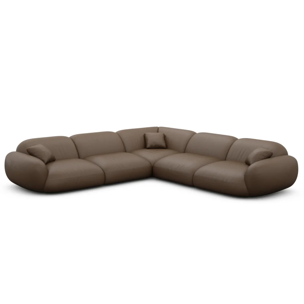 Echtleder Ecksofa Elara