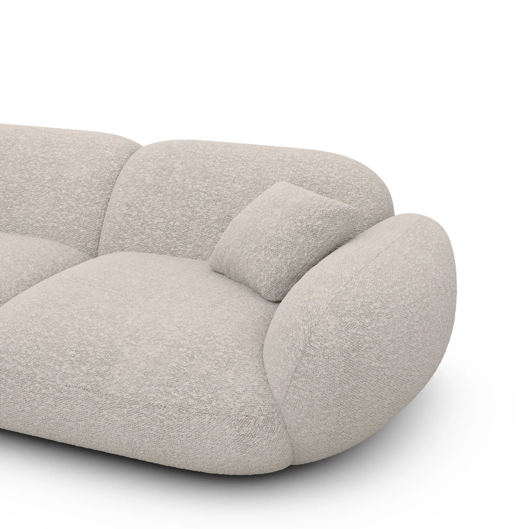 Bouclé Sessel Elara – Bild 15