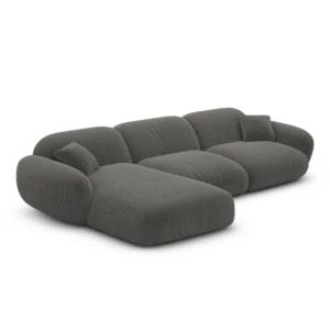 Cord L-Form Sofa Elara