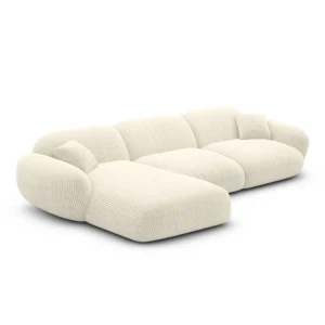 Cord L-Form Sofa Elara
