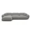 Strukturstoff L-Form Sofa Elara – Bild 46