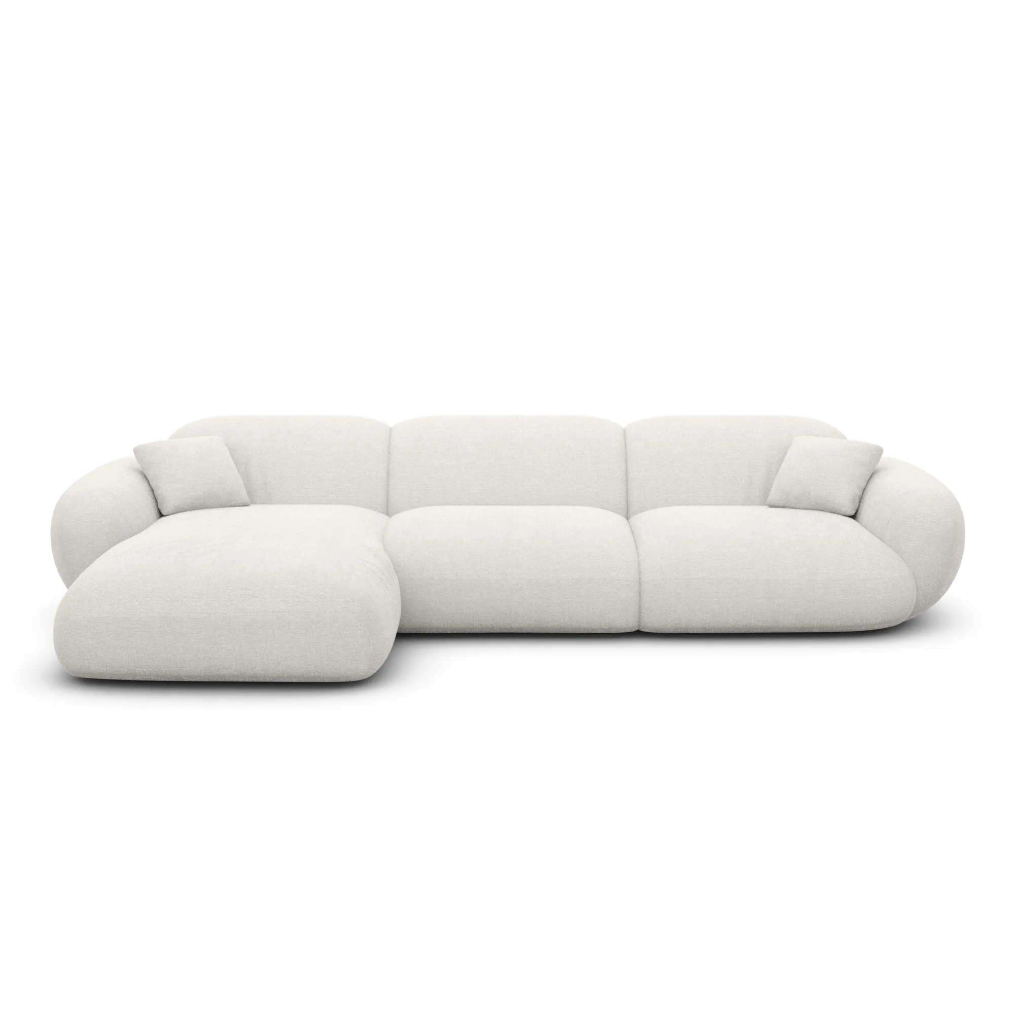 Strukturstoff L-Form Sofa Elara – Bild 52