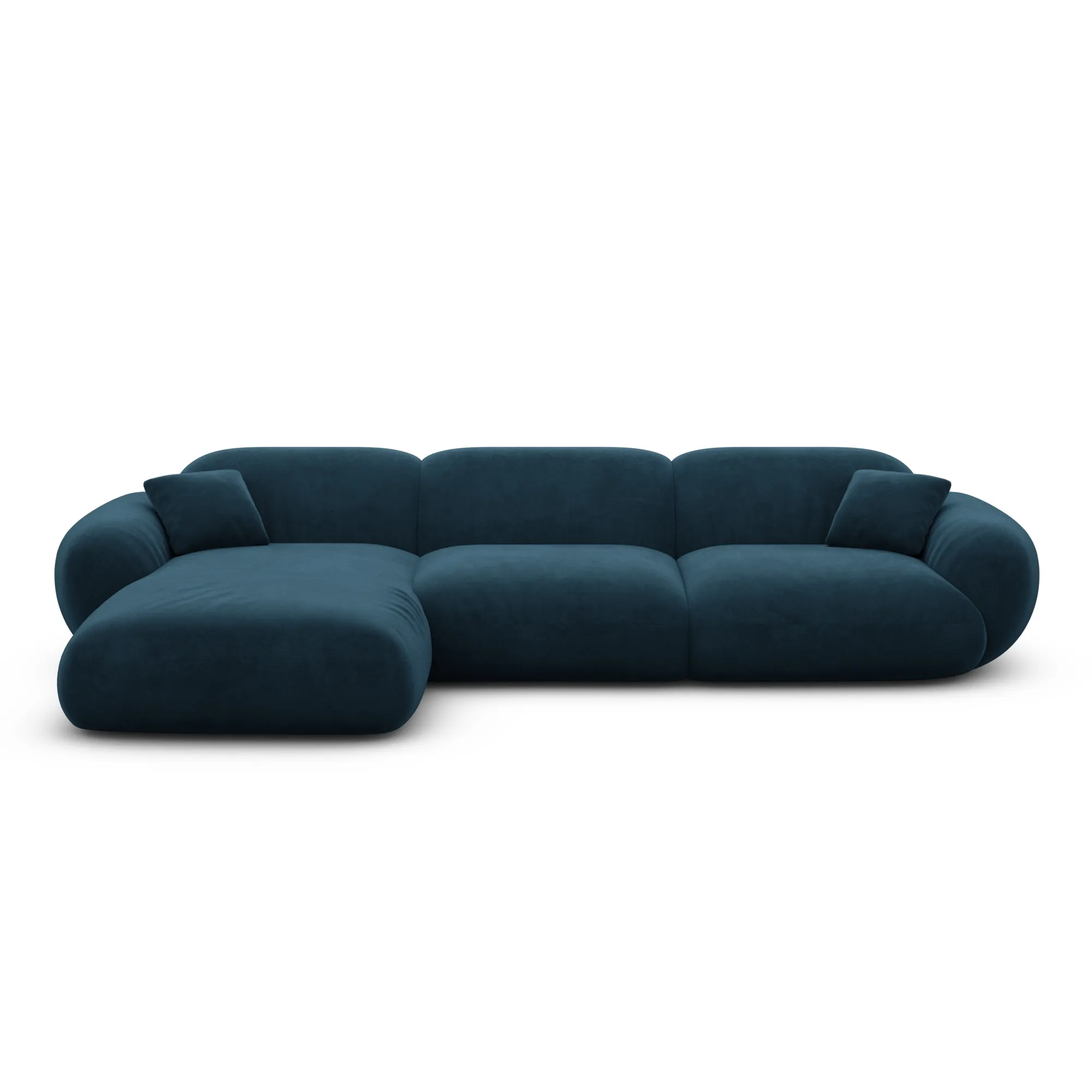 Samtstoff L-Form Sofa Elara – Bild 95