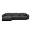 Echtleder L-Form Sofa Elara – Bild 48