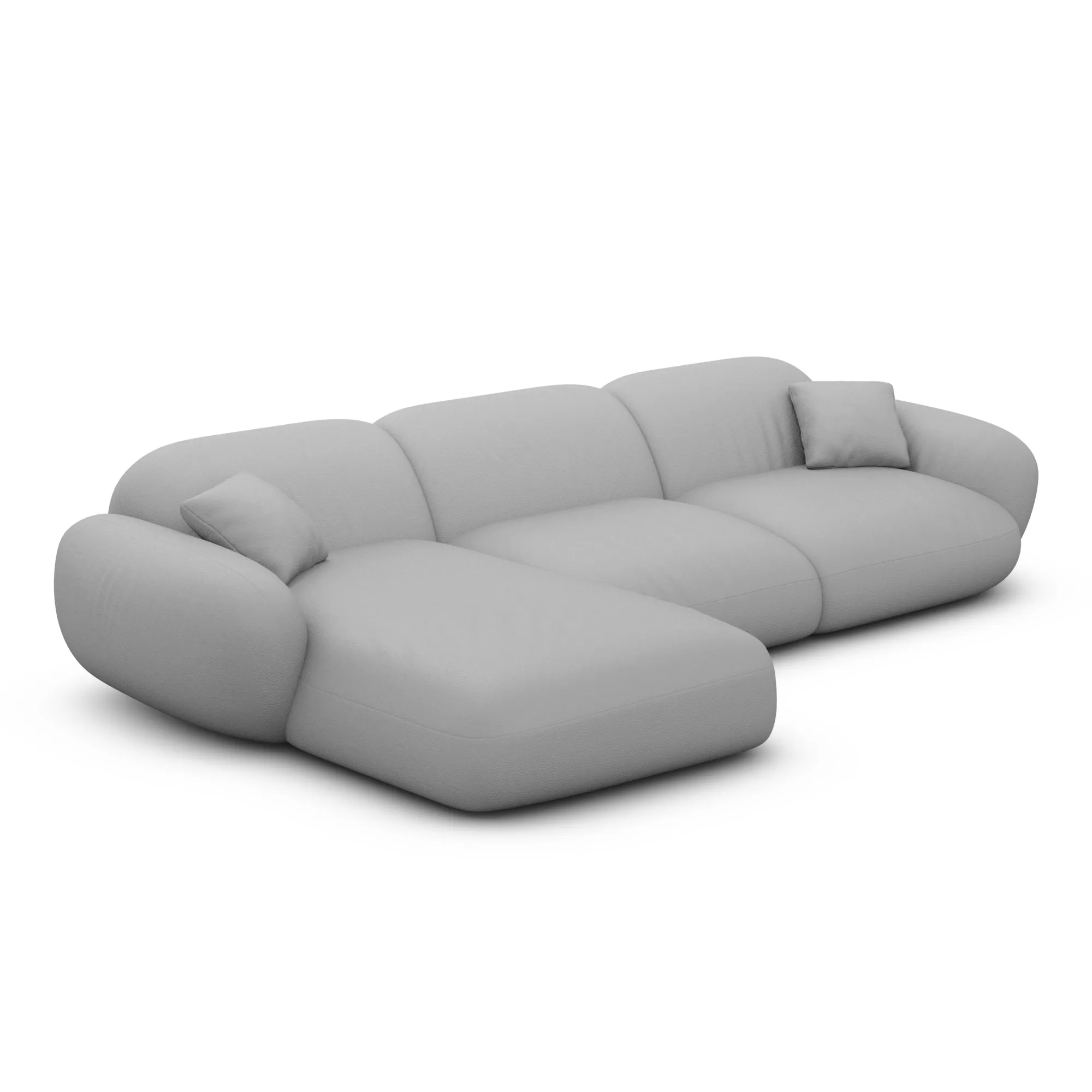 Echtleder L-Form Sofa Elara – Bild 62