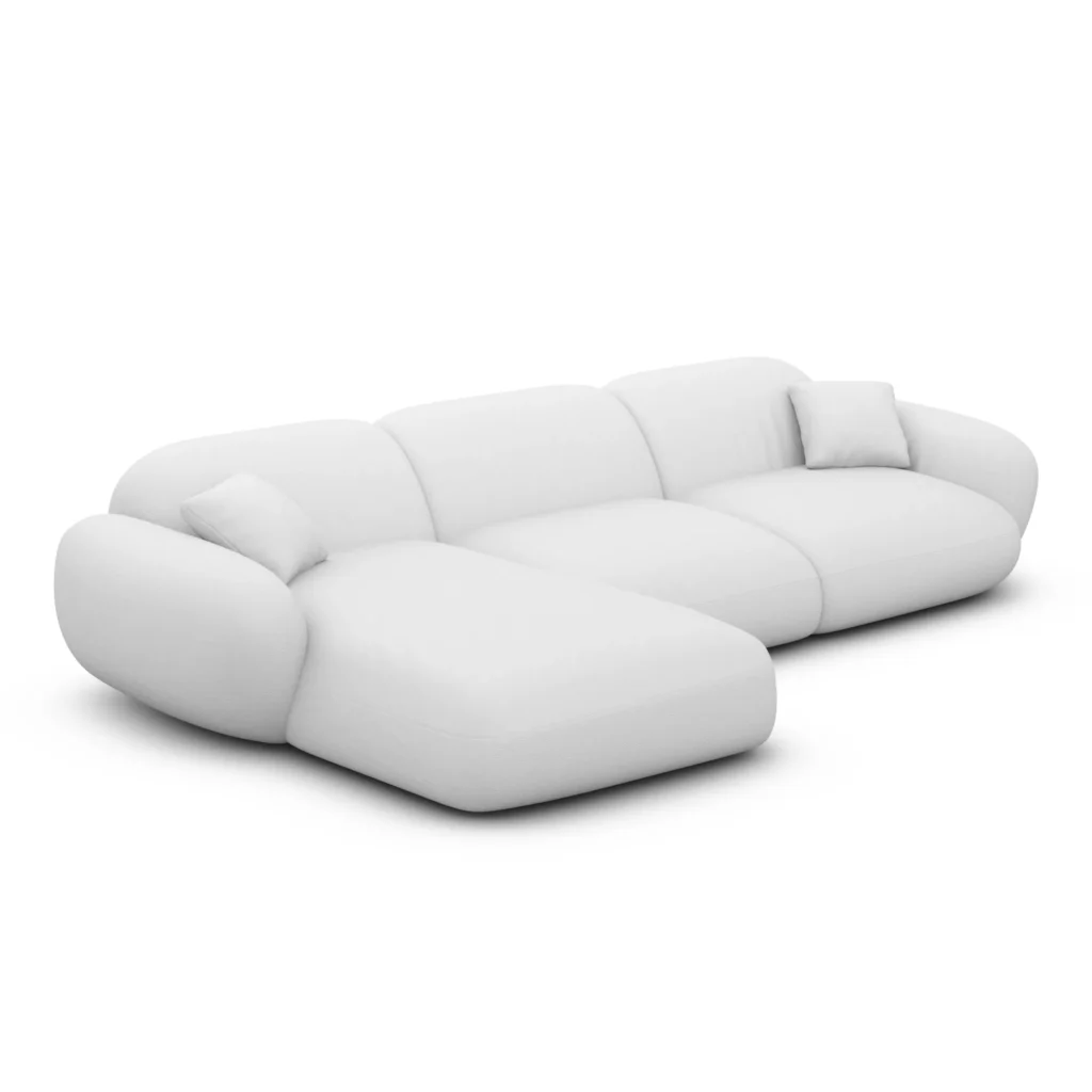 Echtleder L-Form Sofa Elara