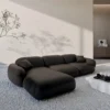 Kunstleder L-Form Sofa Elara – Bild 3