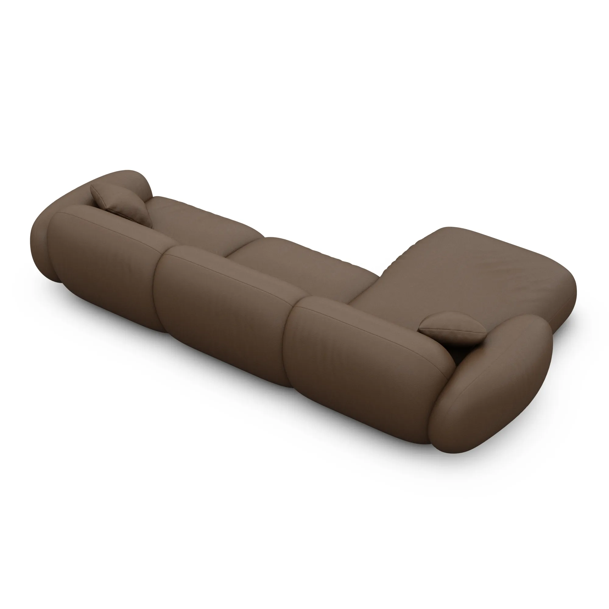 Kunstleder L-Form Sofa Elara – Bild 52