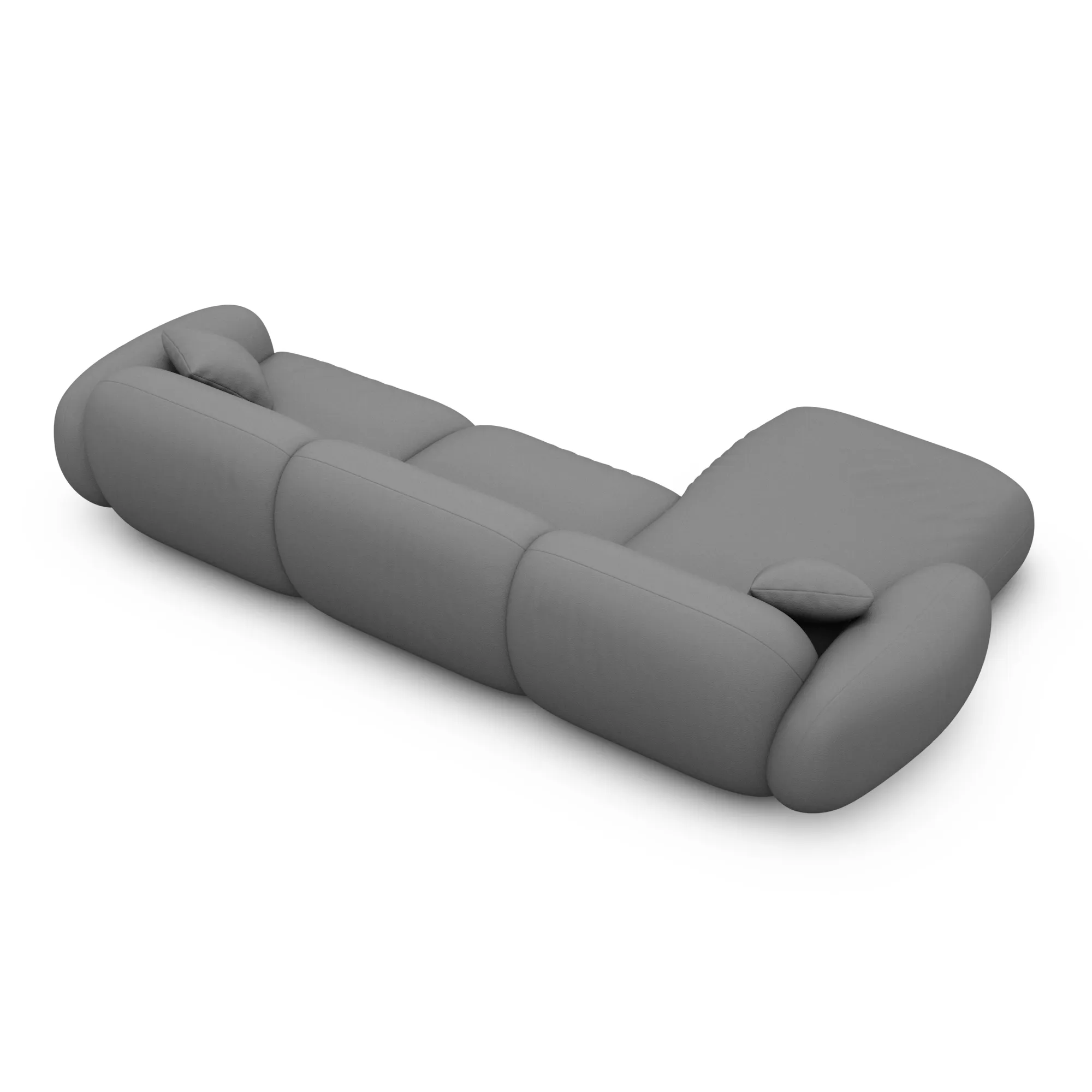 Kunstleder L-Form Sofa Elara – Bild 55