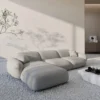 Kunstleder L-Form Sofa Elara – Bild 8