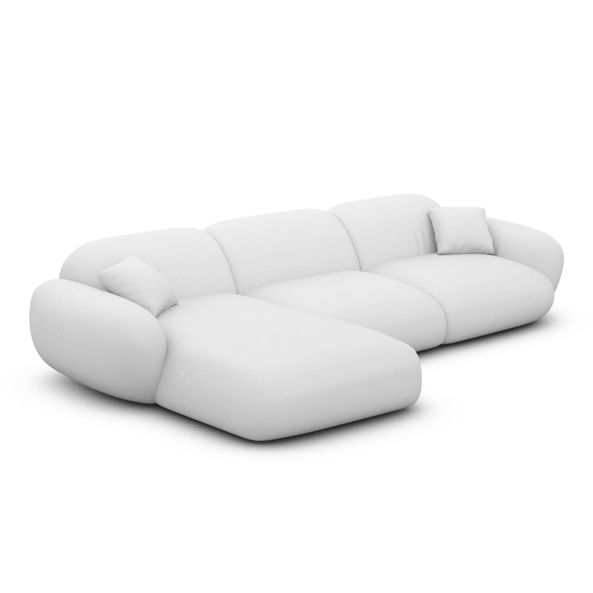 Kunstleder L-Form Sofa Elara – Bild 59