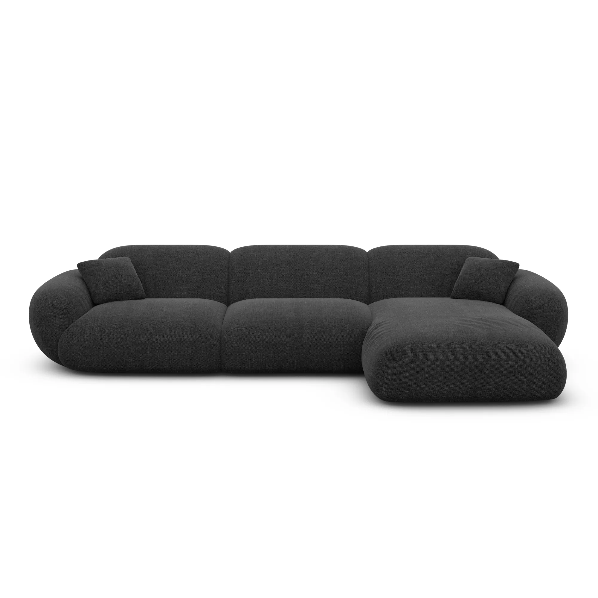 Strukturstoff L-Form Sofa Elara – Bild 61