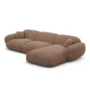 Strukturstoff L-Form Sofa Elara – Bild 63