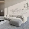 Strukturstoff L-Form Sofa Elara – Bild 14
