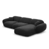 Samtstoff L-Form Sofa Elara – Bild 40