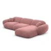 Samtstoff L-Form Sofa Elara – Bild 61