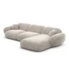 Samtstoff L-Form Sofa Elara – Bild 67
