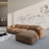 Echtleder L-Form Sofa Elara – Bild 10
