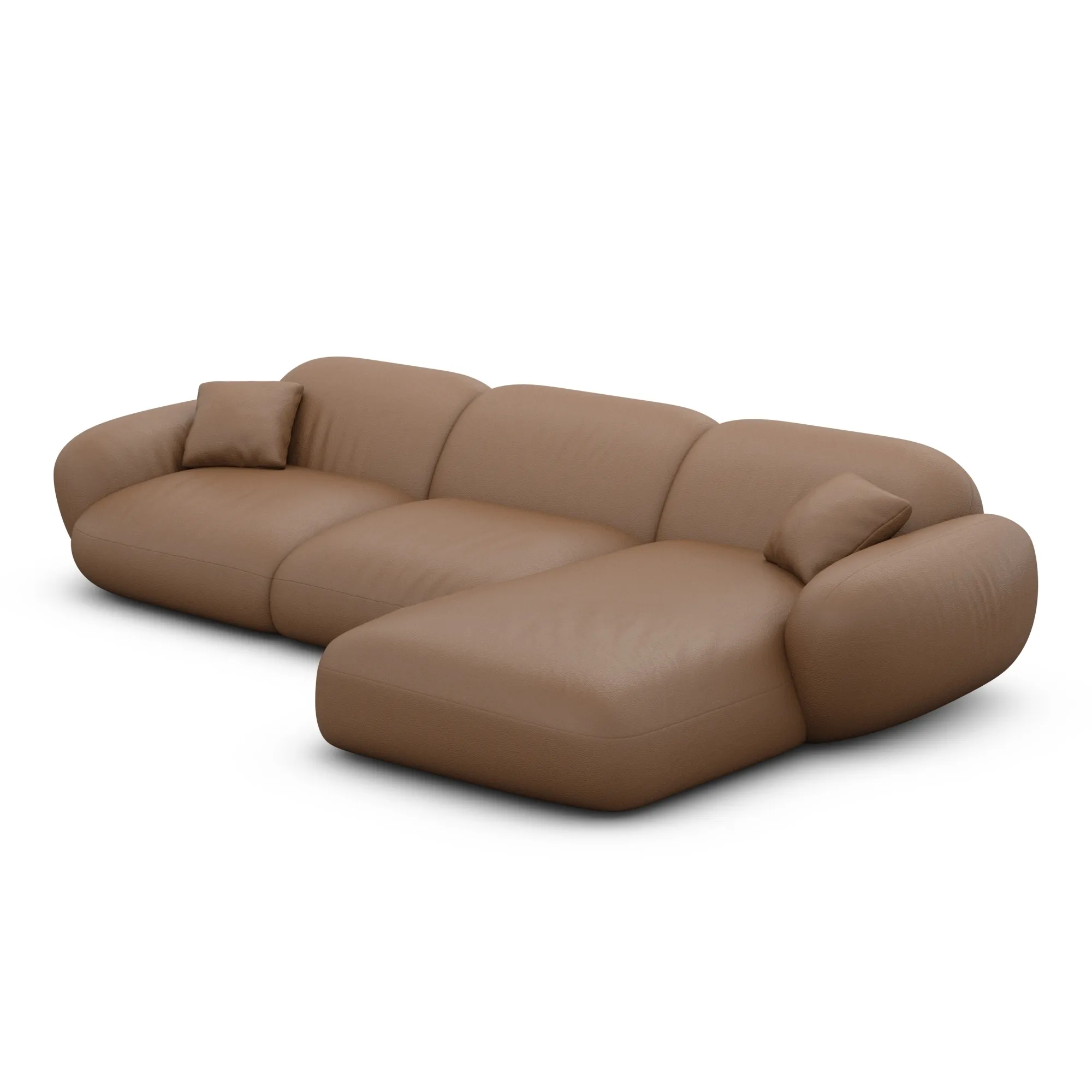 Echtleder L-Form Sofa Elara – Bild 26